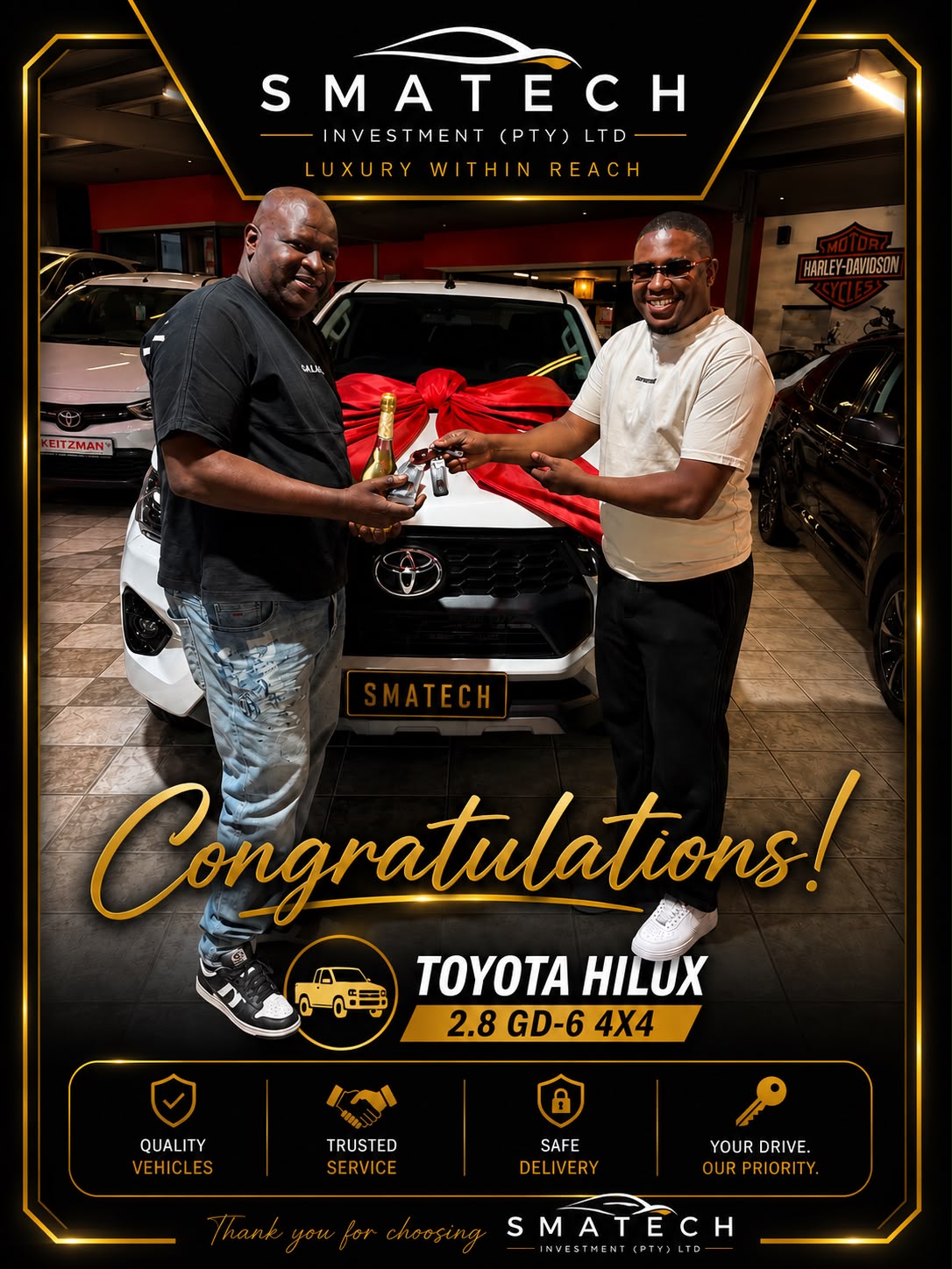 Toyota Hilux 2.8 GD-6 4x4 — Delivered delivery