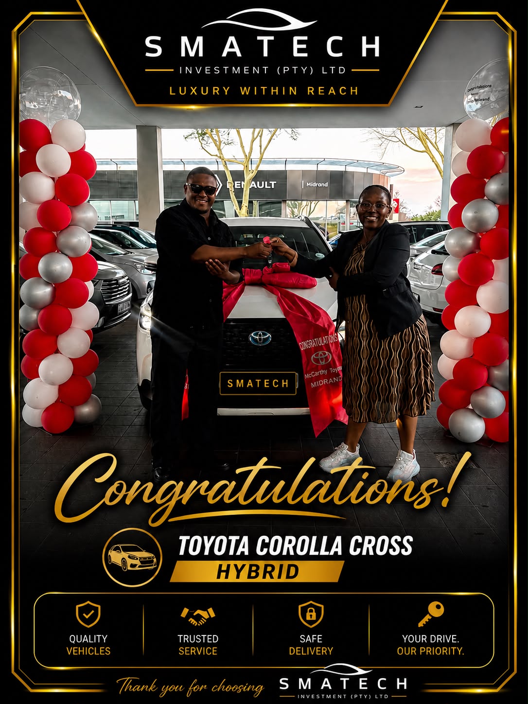 Toyota Corolla Cross Hybrid — Delivered delivery